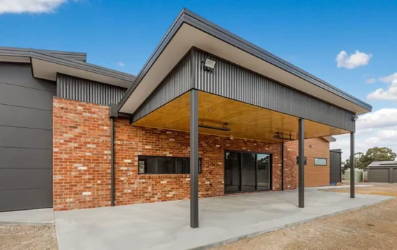 Modern Brick Patio